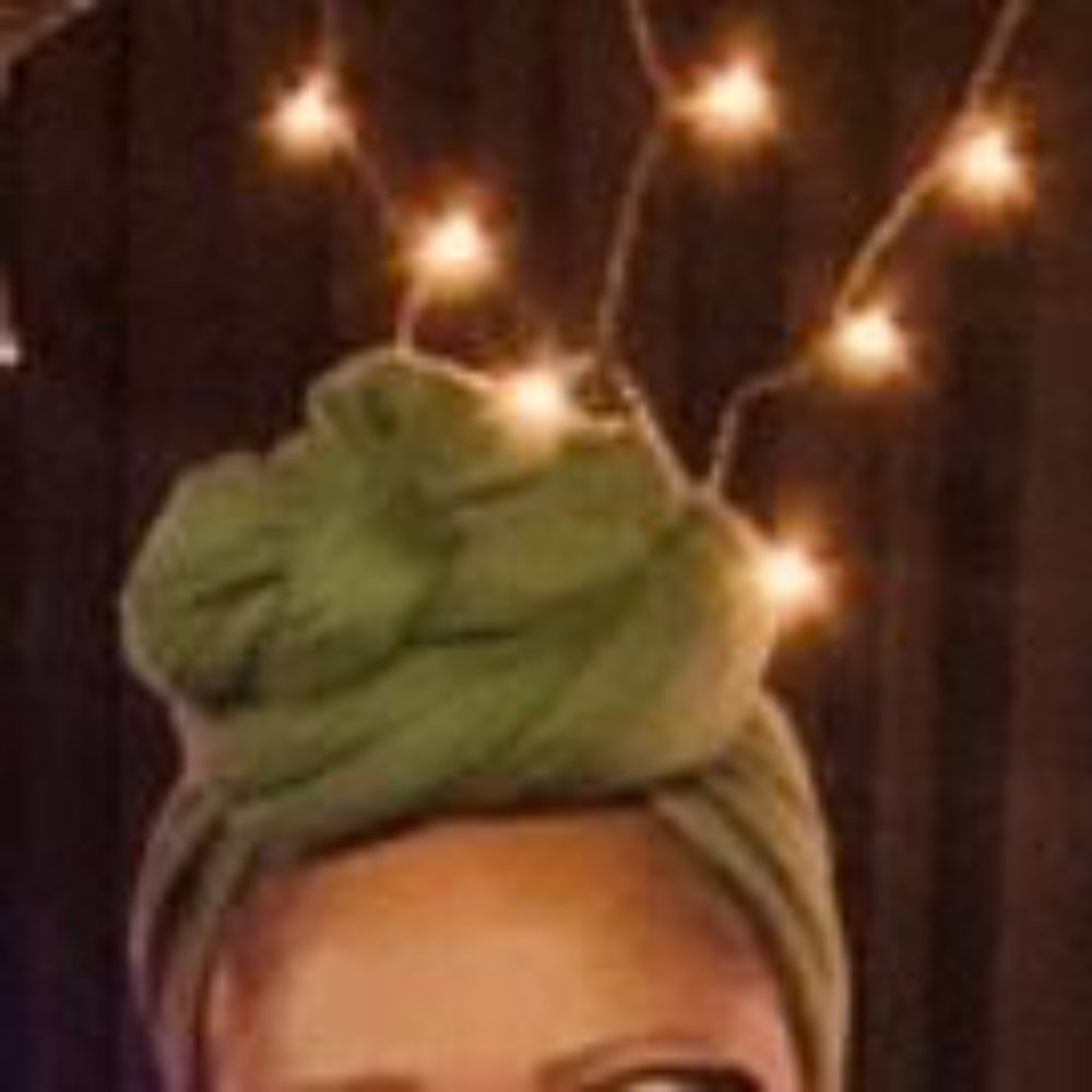 Solid Olive Pashmina Scarf - image 4